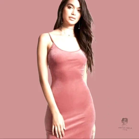 sachin and babi light blue dress High Low Pink Prom Dress Strap V Neck A Line Cocktail Dress main image 1